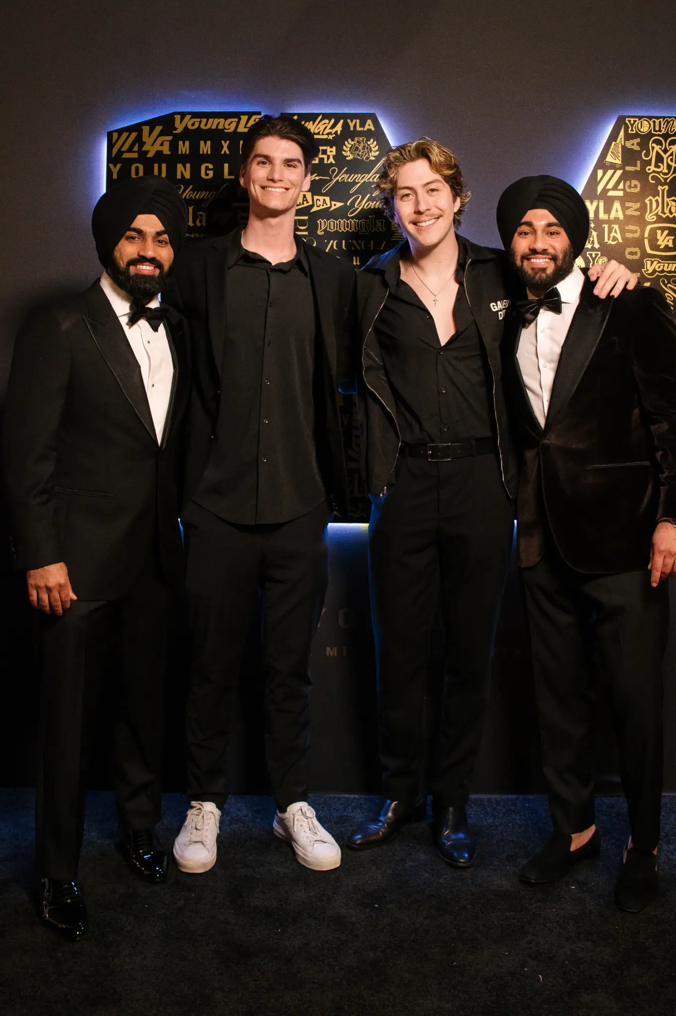 Caleb with the YoungLA founders